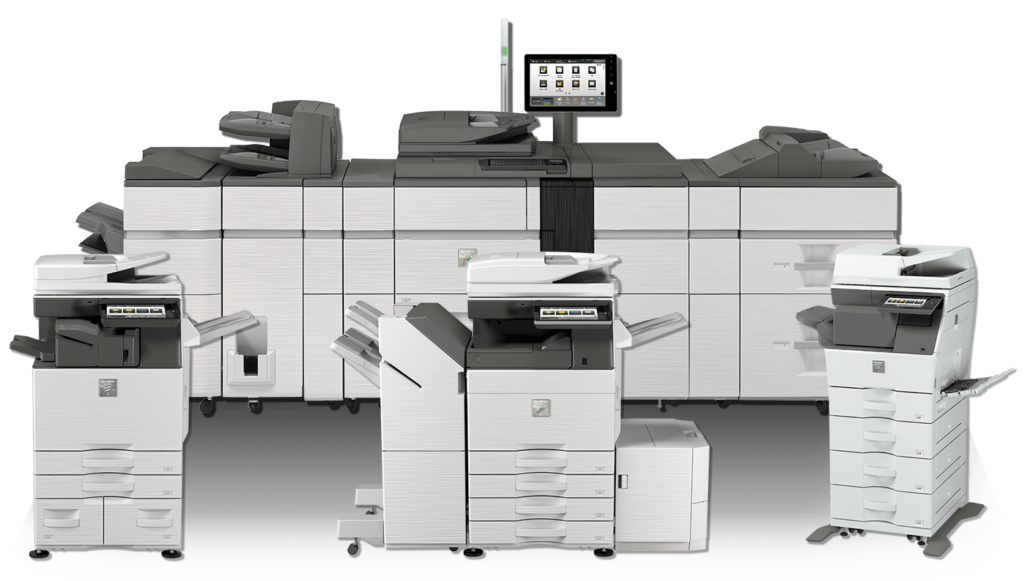 what sharp copiers have built-in wireless