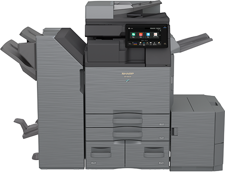 Our Sharp document systems go far beyond the typical all-in-one copier, printer, fax machine and scanner.